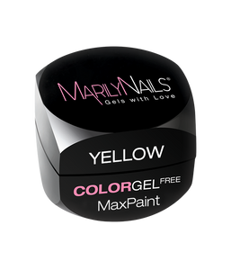 MarilyNails MaxPaint color gel - Yellow