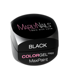 MarilyNails MaxPaint color gel - Black