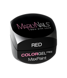 MarilyNails MaxPaint color gel - Red