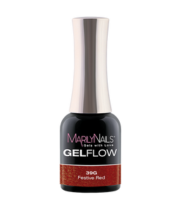 MarilyNails GelFlow - 39g Festive red